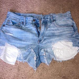 American eagle high rise festival shorts